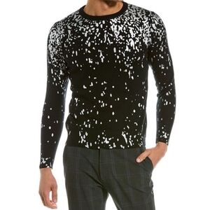 Scott & Scott London‎ Mens Foil Cashmere Crewneck Sweater Size XL